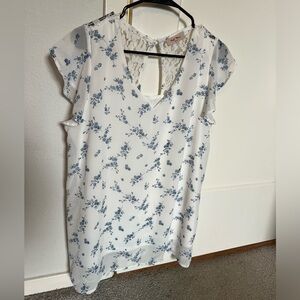 Contenia Maternity Lace Back Blouse